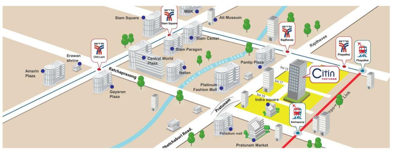Citin Pratunam Bangkok By Compass Hospitality Ngoại thất bức ảnh